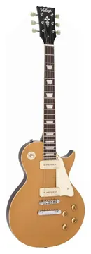 Vintage V100 ReIssued Electric Guitar Gold Top