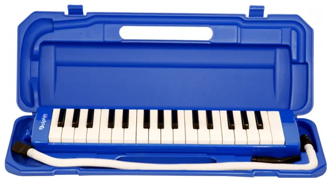 Dolphin Escaleta Dolphin 32 Teclas com Estojo Azul
