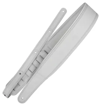 Richter Springbreak I Leatherette Guitar Strap White - 1637
