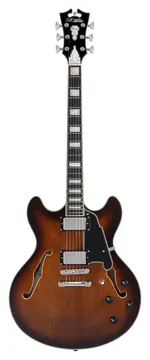 D'Angelico Premier DC Brown Burst