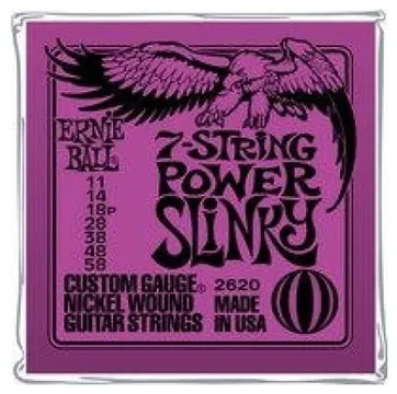 Ernie Ball 2620 7-String Power Slinky Nickel