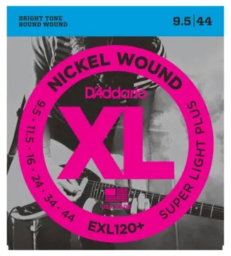 D'Addario EXL120+ Nickel Wound Super Light Plus Electric Strings (09.5-.044)