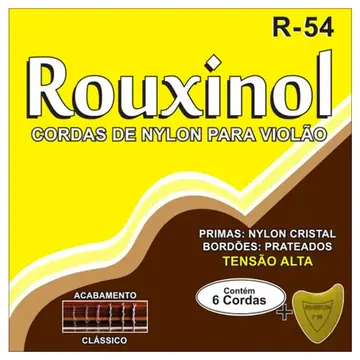 Rouxinol Encordoamento Para Violão Rouxinol R54 Nylon
