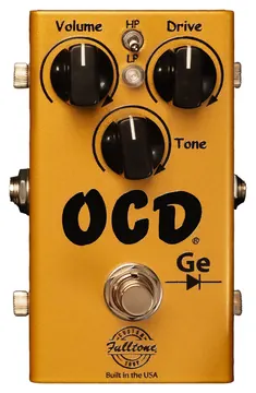 Fulltone Custom Shop Ocd Overdrive Germanium Gold Standard Ltd - Pedale Per Chitarra