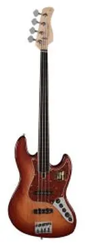 Sire Basses V7 Marcus Miller FRETLESS alder 4-string Active Bass Guitar Tobacco Sunburst V7+ A4F/TS