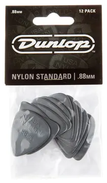 Dunlop 44P.88 Nylon Standard 12/Play Pack picks
