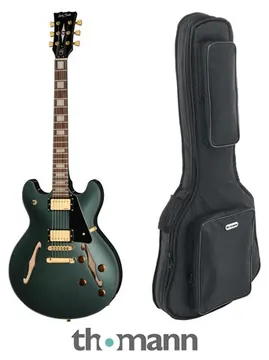 Harley Benton HB-35Plus Gun Metal Blu Bundle