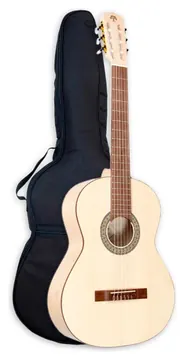 Guitarra Clássica Carvalho Branch CG SM Spruce Maciço Maple com Saco