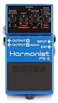 Boss Harmony Effects Guitar Pedal, PS-6