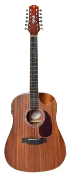 Seizi Akira 12 Cordas Half Cutaway Mahogany