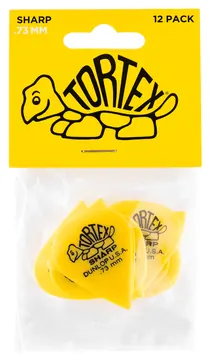 Dunlop Tortex Sharp 0.73 Player's Pack 12 Stück