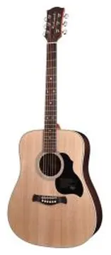 Richwood Master Series D60 Handmade Dreadnought Guitar, Solid Spruce & Rosewood, Gloss