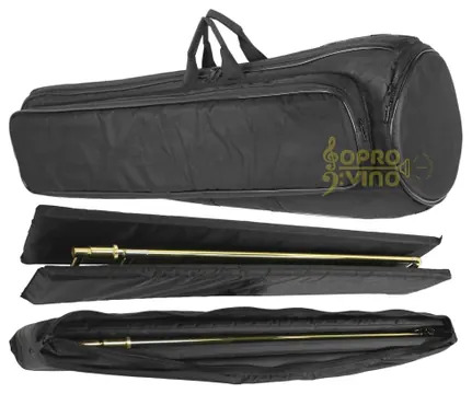 Protection Bags Capa Bag Extra Luxo Trombone de Vara Tenor Sem Rotor (Canela Seca) Protection Bags