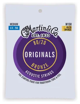 Martin & Co Martin "The Original" Guitar Strings M150 - Medium - 13-56