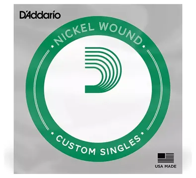 D'Addario NW064 Nickel Wound Electric Guitar Single String, .064