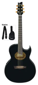Ibanez EP5-BP Euphoria Steve Vai Elektro-Akustik-Gitarre, black pearl