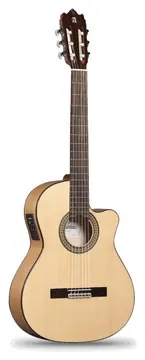 Alhambra 3F CW E1 Guitare Flamenco Electro Acoustique Naturelle