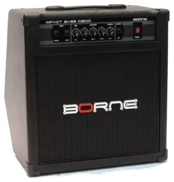 Borne Amplificador para Baixo Borne Impact Bass CB100 70W RMS Preto - Bivolt