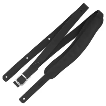 Richter Slim Deluxe Guitar Strap Buffalo Black - 1020