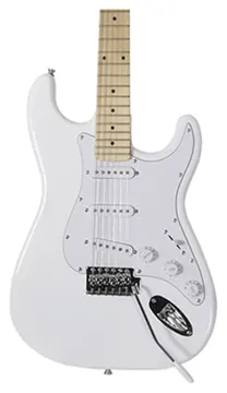 Chord CAL63M-ATW Electric Guitar - Maple Neck - White