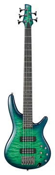 Ibanez SR-Series E-Bass 5 String Surreal Blue Burst Gloss, SR405EQM-SLG