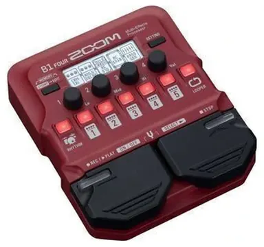 Zoom Pedaleira para Baixo Zoom B1 Four