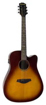 Waldman Eletro Acustico Waldman Blastone Grand DCEX-741 Aco - Sunburst