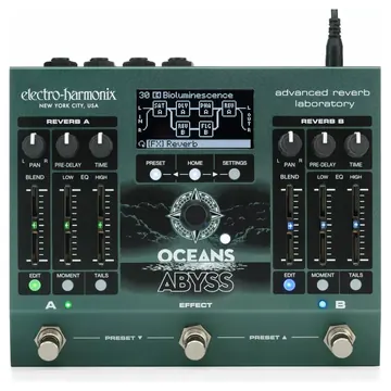 Electro Harmonix Oceans Abyss Stereo Reverb