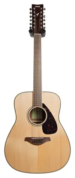 Yamaha FG820-12 Natural 12 String Walnut Fingerboard