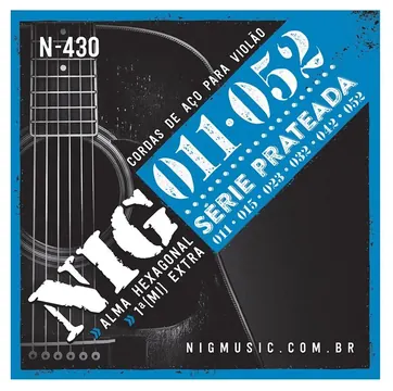 NIG Encordoamento Violão NIG N430 Aço 011 - 052