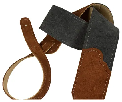 Franklin Strap Sedona Suede Guitar Strap Gray