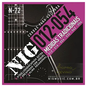 NIG Music Encordoamento 012 Guitarra NIG N72