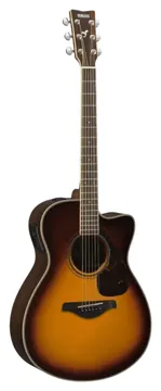 Yamaha FSX830C Eletro-Acústico Concert Cutaway Brown Sunburst