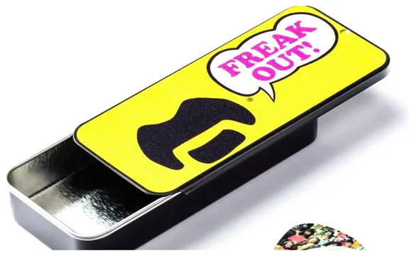 Jim Dunlop ZAPPT01M Frank Zappa Pick Tin 0,73mm Collector Plektren (6 Stück) in Dose Freak Out