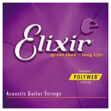 Elixir Polyweb Acoustic Strings 10-47