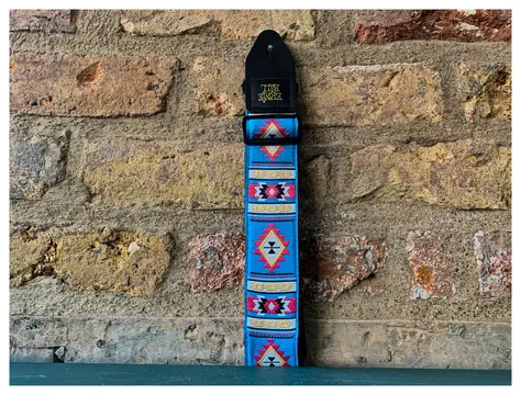 Ernie Ball Sedona Blue Jacquard Strap