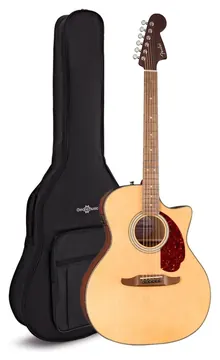 Fender California Deluxe Newporter CE Electroacoustic with Gig Bag or Case, Build Your Own Bundle