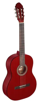 Stagg C440M 4/4 klassieke gitaar rood