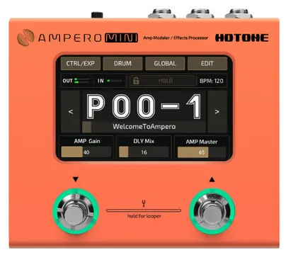 Hotone Ampero Mini Orange Multieffektgerät