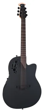 Ovation Elite TX Mid Cutaway Black Textured