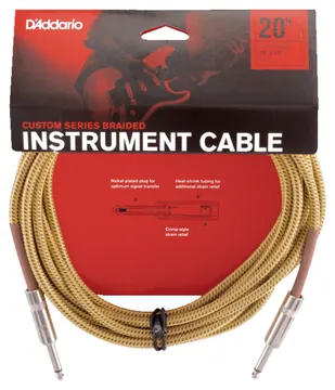 Daddario D'Addario PW-BG-20TW Tweed 6mt