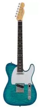Fender 2024 Collection Japan Hybrid II Telecaster Quilt Aquamarine