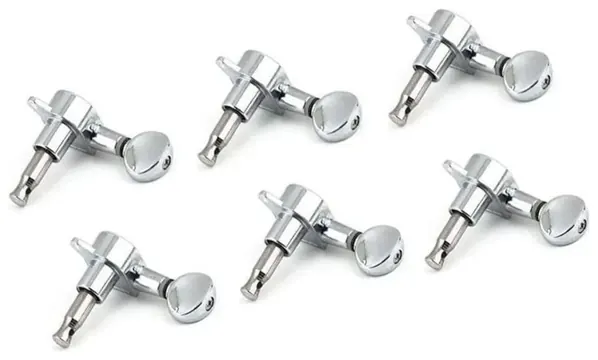Andaluz Tarraxas Blindadas Andaluz MH05 P/ Guitarra 6 em Linha Cromadas
