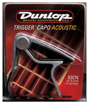 Dunlop Capodastre Folk/Electrique Nickel 83CDN