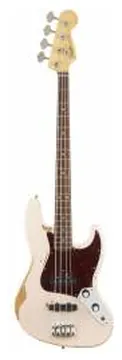 Fender Flea Jazz Bass Road Worn RW Shell Pink + Housse