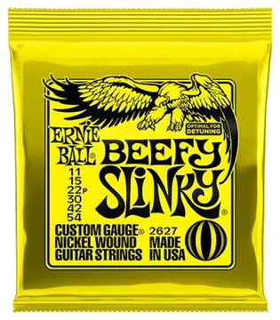 Ernie Ball 2627 Beefy Slinky Nickel Wound Electric Guitar Strings