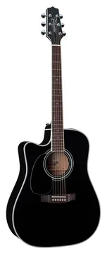 Takamine EF341SC Black Gloss Left Handed