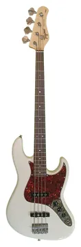 Tagima Contrabaixo Tagima TJB-435 4 Cordas Jazz Bass Passivo Olympic White Escala Escura Linha Brasil