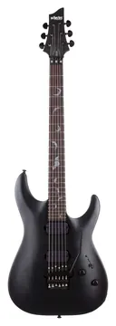 Schecter Damien 6 FR SBK E-Gitarre, satin black