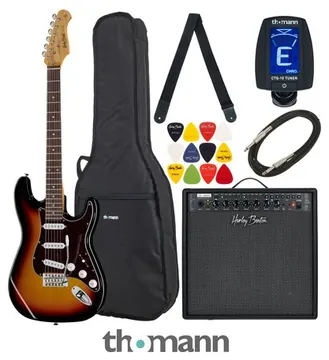 Harley Benton ST-62SB Vintage Series Bundle
